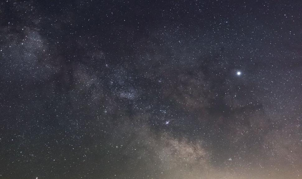 Free Image of Starry night sky with visible Milky Way 