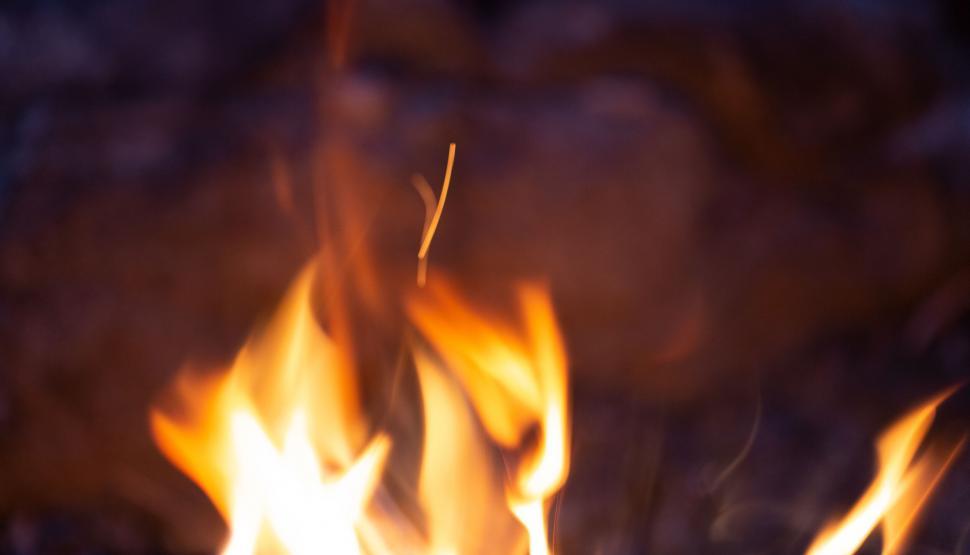 Free Image of Abstract capture of dancing flames 