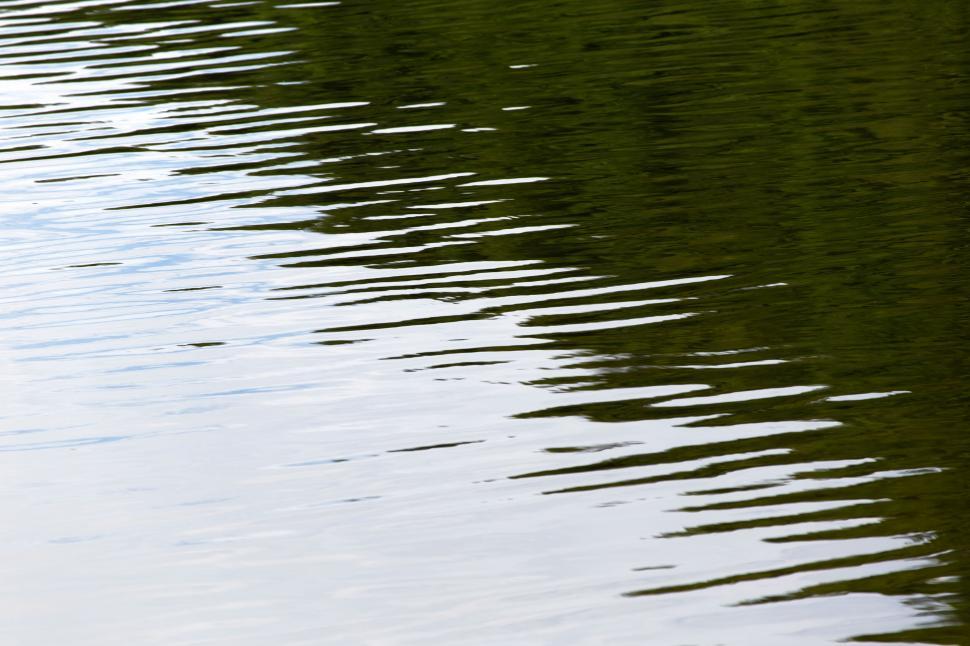 Free Image of Rippling green water texture closeup 
