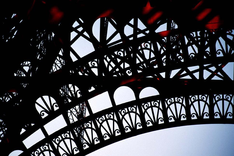 Free Image of Detail of Eiffel Tower 