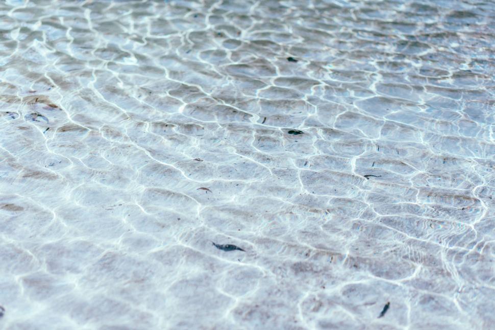 Free Image of Clear ripples on a sandy water body 
