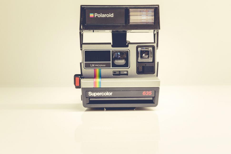 Free Image of Vintage Polaroid Supercolor 635 Camera 