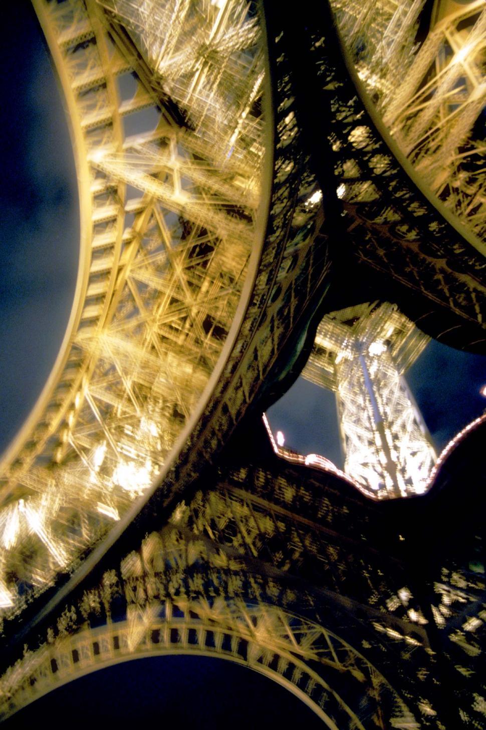 Free Image of Eiffel Tower from below 