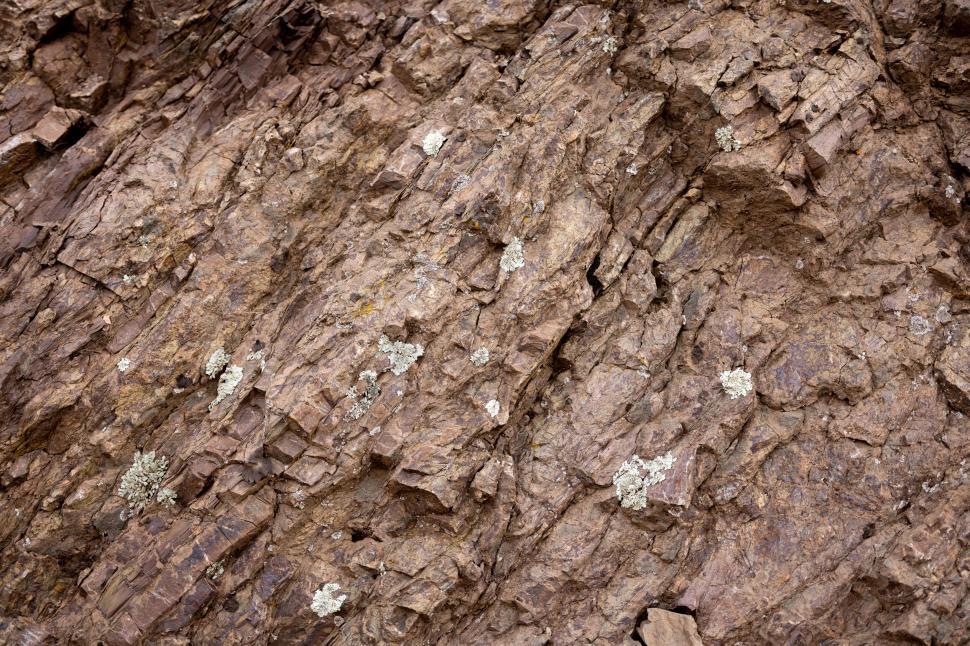 Free Image of Rugged brown rocky surface with textures 