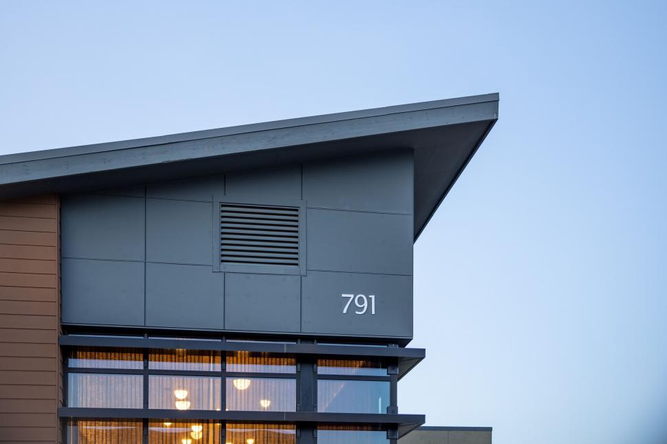 Free Image of Modern apartment building facade at dusk 