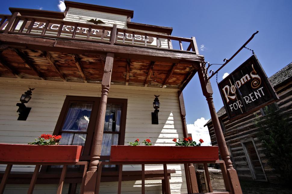 Free Image of Hotel in the old west 