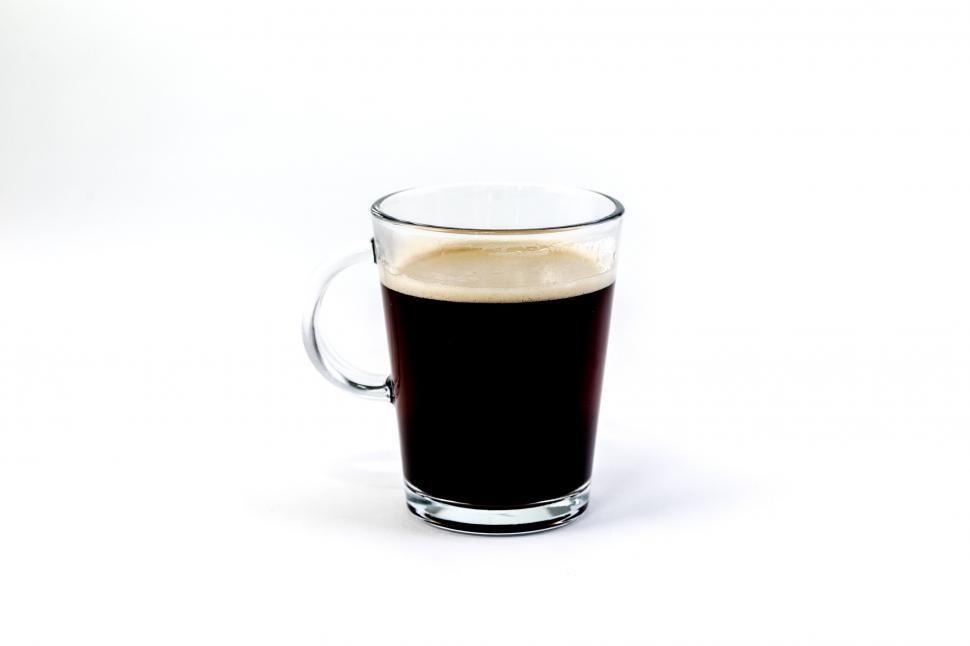 Free Image of Solo espresso coffee cup on white 
