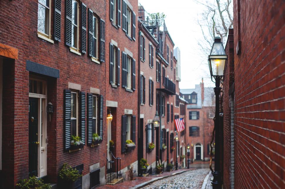 Free Image of Charming Alley in Historic Brick Town 