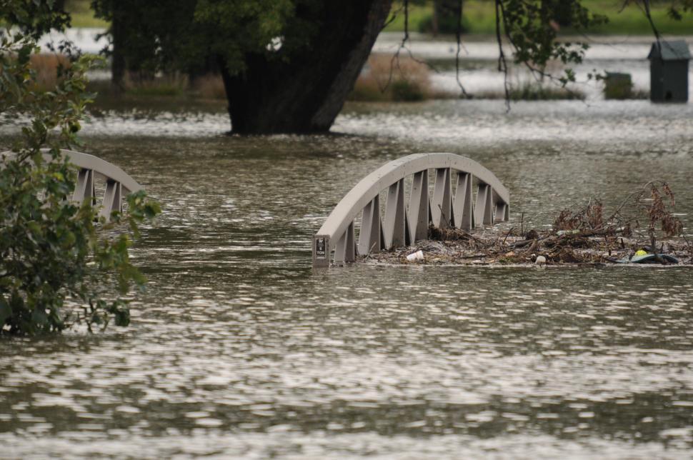 Free Image of Flooded bridge 