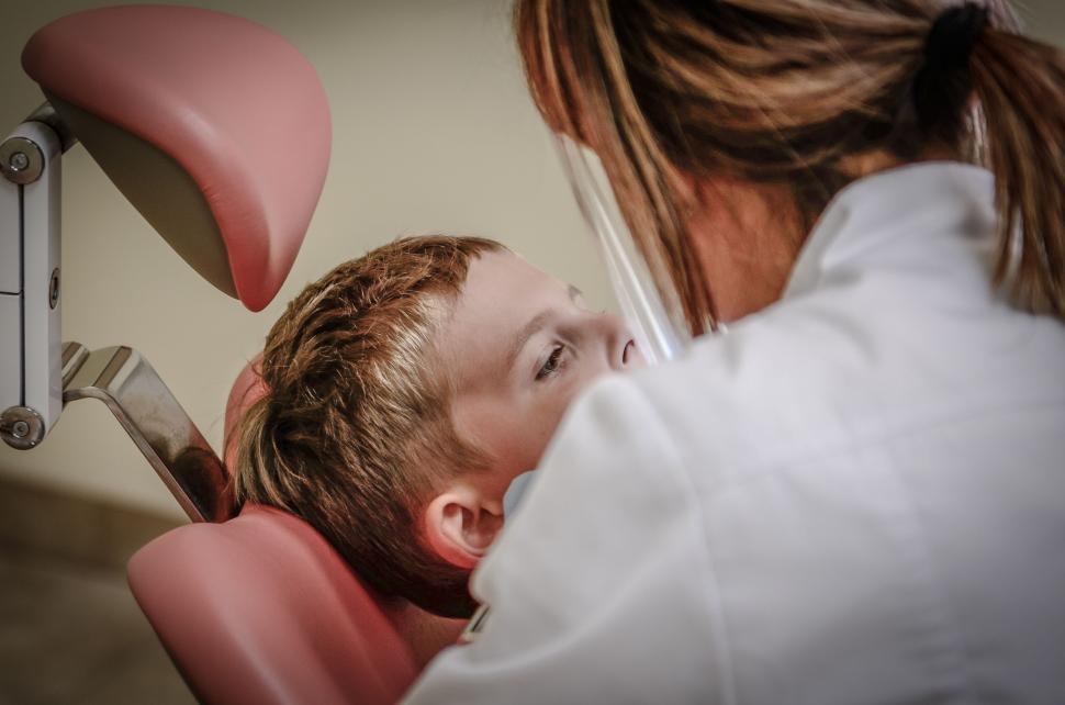 Free Image of Patient getting dental treatment in a clinic 