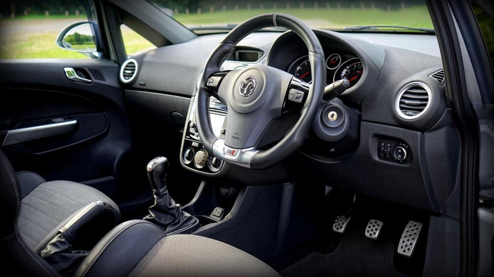 Free Image of Interior view of a modern car dashboard 
