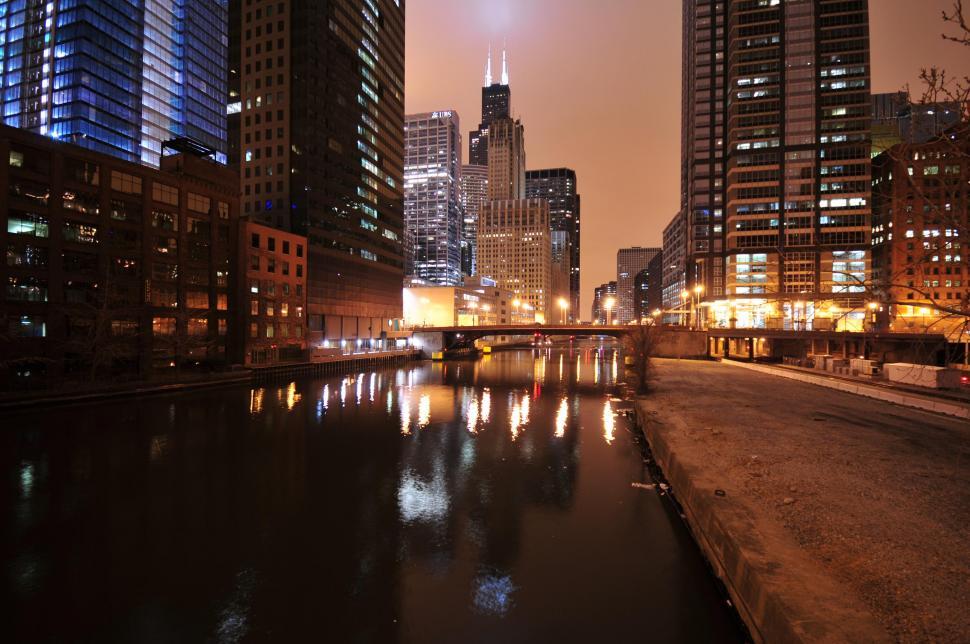 Free Image of City river 