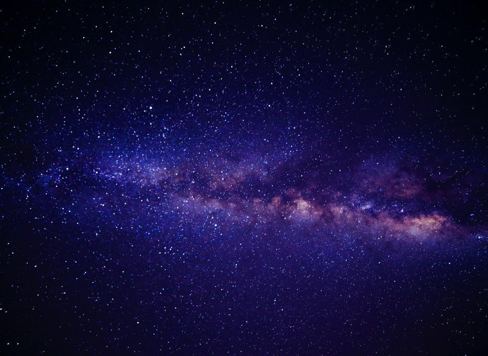 Free Image of Majestic milky way galactic core on night sky 