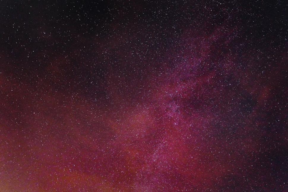 Free Image of Starry night sky with a touch of Milky Way 