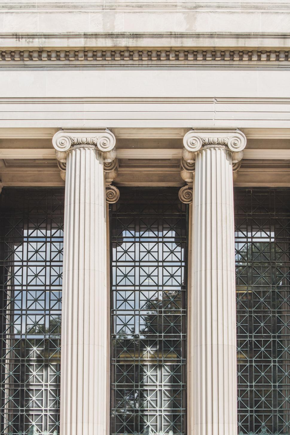 Free Image of Classical architecture with Ionic columns 