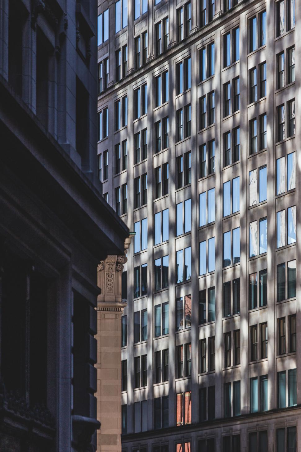 Free Image of Reflective windows on urban architecture 