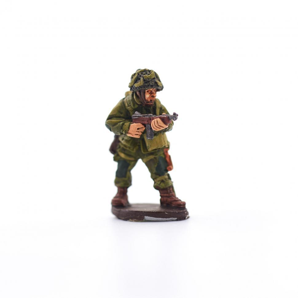 Free Image of Miniature soldier figure in a stance 