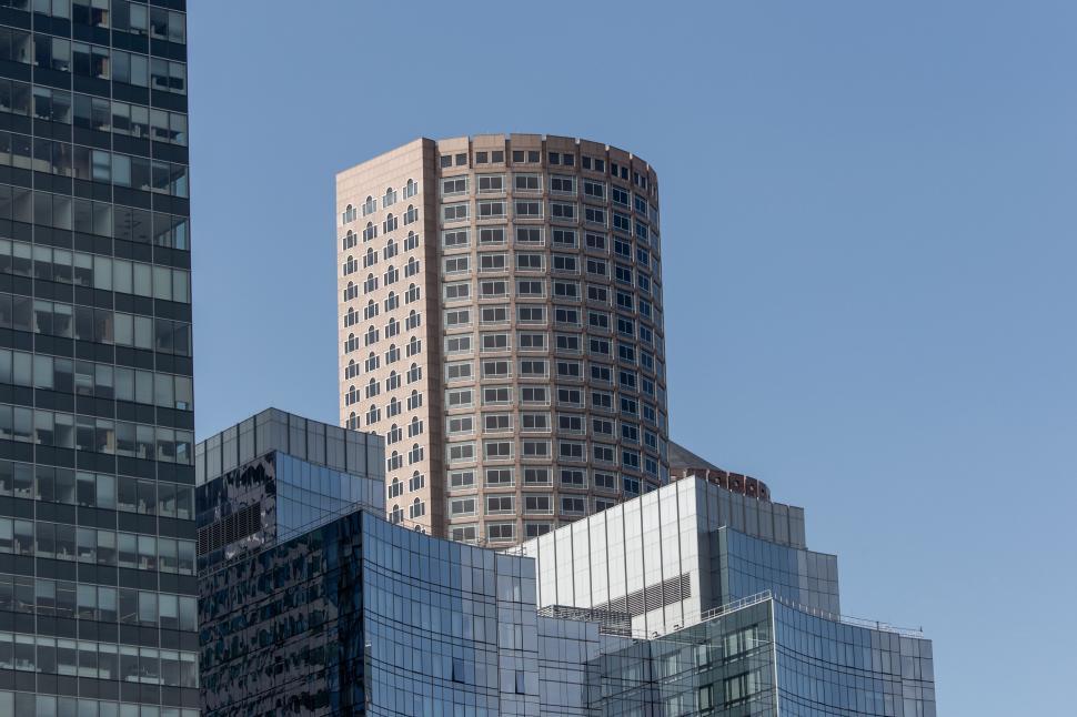 Free Image of Modern high-rise buildings under clear sky 