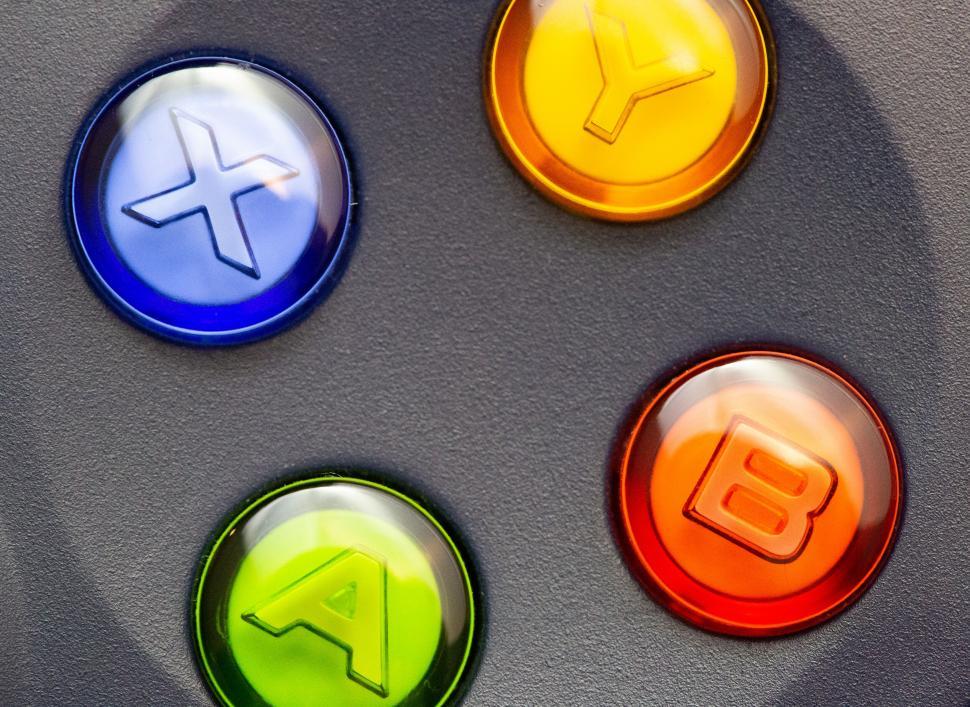 Free Image of Vivid gaming controller command buttons 
