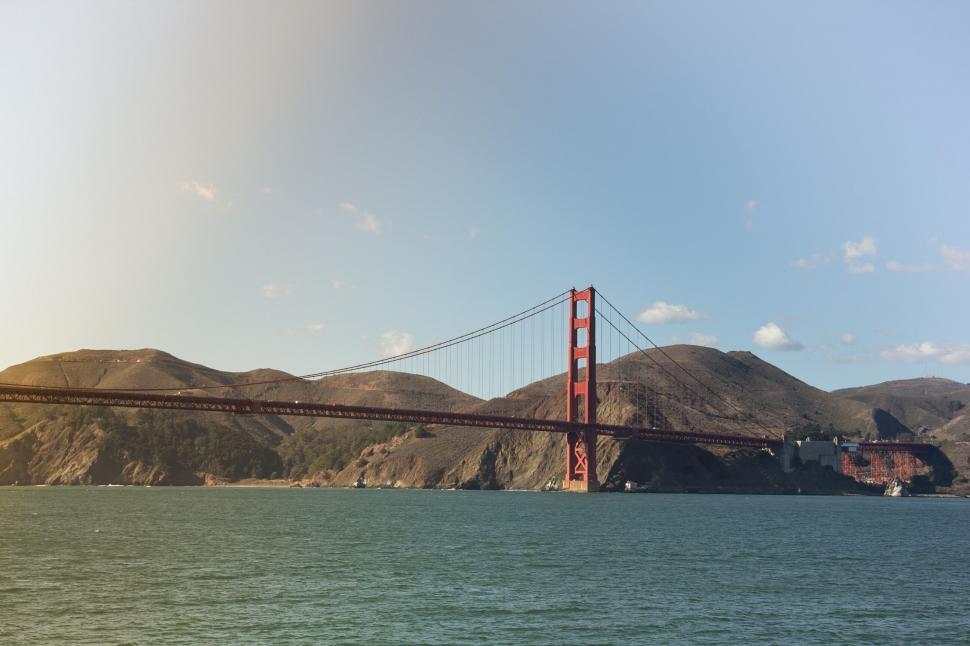 Free Image of Golden Gate Bridge in daylight 