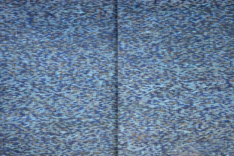 Free Image of Blue tile wall  