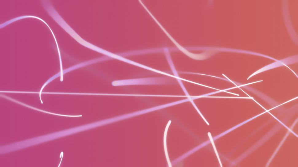 Free Image of Pink and white digital abstract lines 