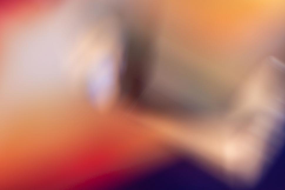 Free Image of Abstract blurred shapes in vivid colors 