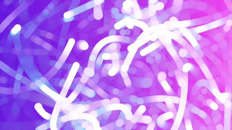 Free Image of Playful abstract lines and dots in purple tones 