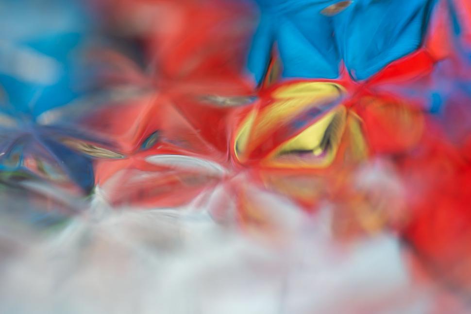 Free Image of Vivid abstract of refracted colors 