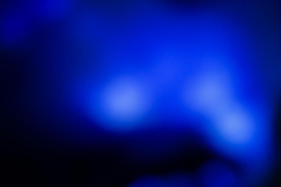 Free Image of Blue blurry shapes and lights 