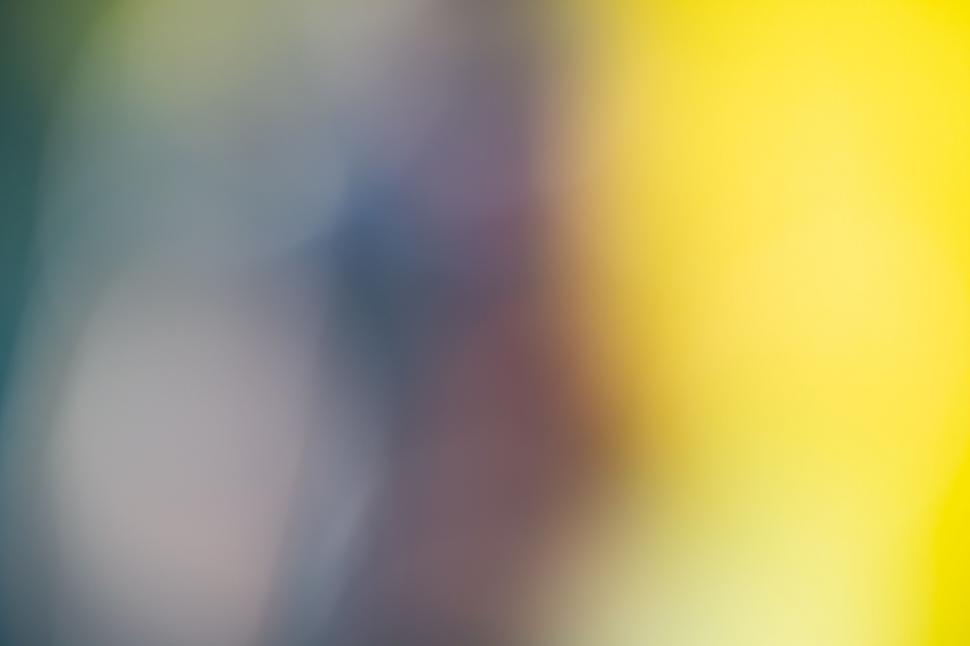 Free Image of Abstract yellow and green blurred colors 