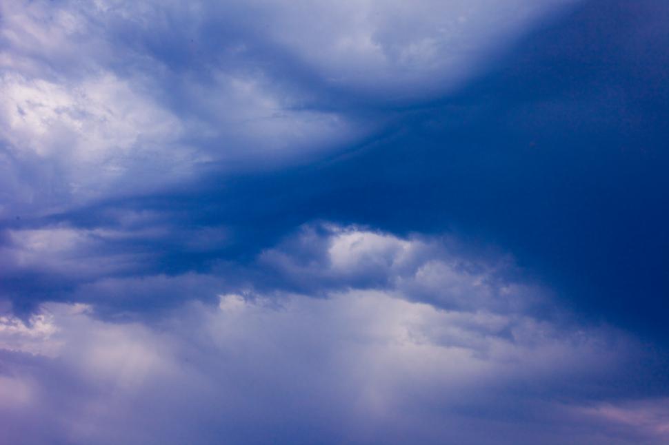Free Image of Blue sky with clouds 