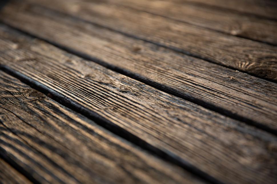Free Image of Detailed texture of old wooden planks 