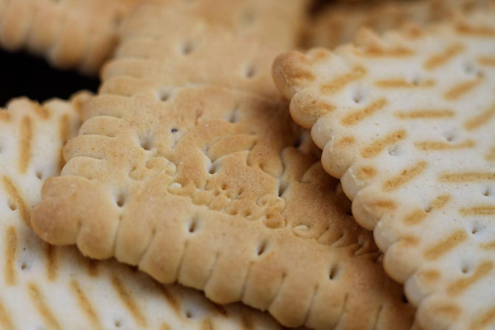 Free Image of Detailed image of patterned cookies 