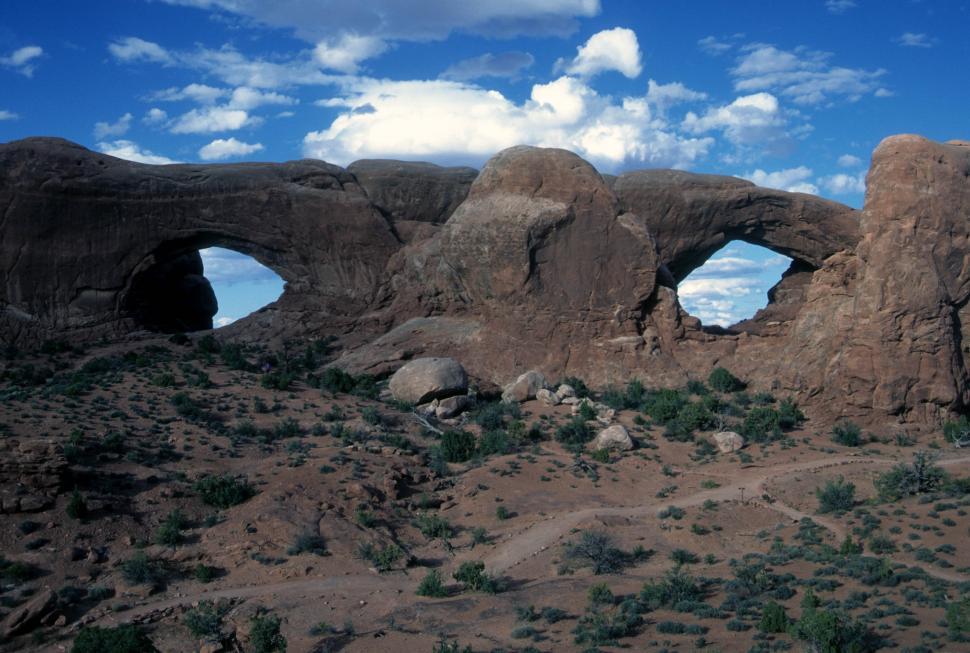 Free Image of Two rock arches 
