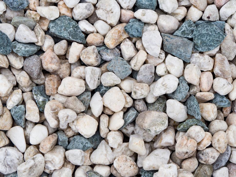 Free Image of Assortment of pebbles in various colors 