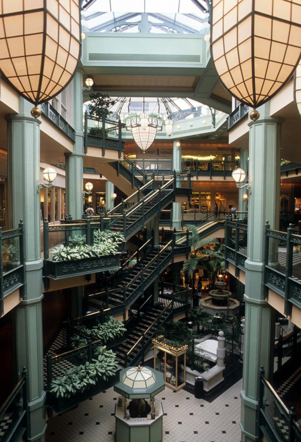 Free Image of Three story mall 