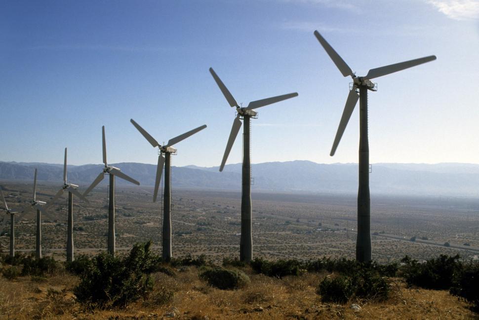 Free Image of Wind turbines 