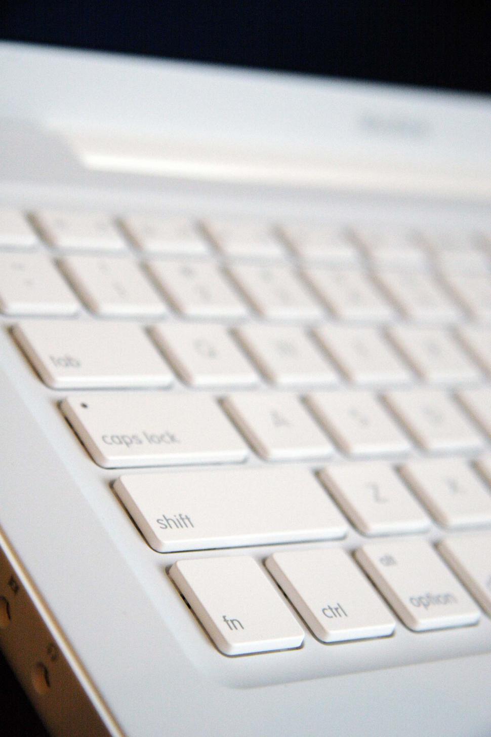 Free Image of Close Up of Laptop Keyboard 