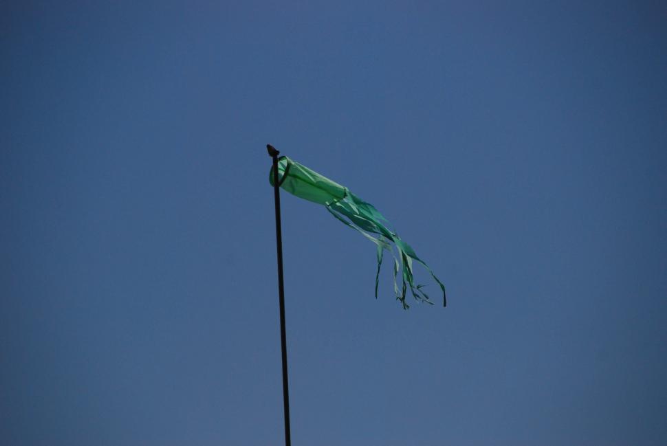Free Image of Green wind sock 