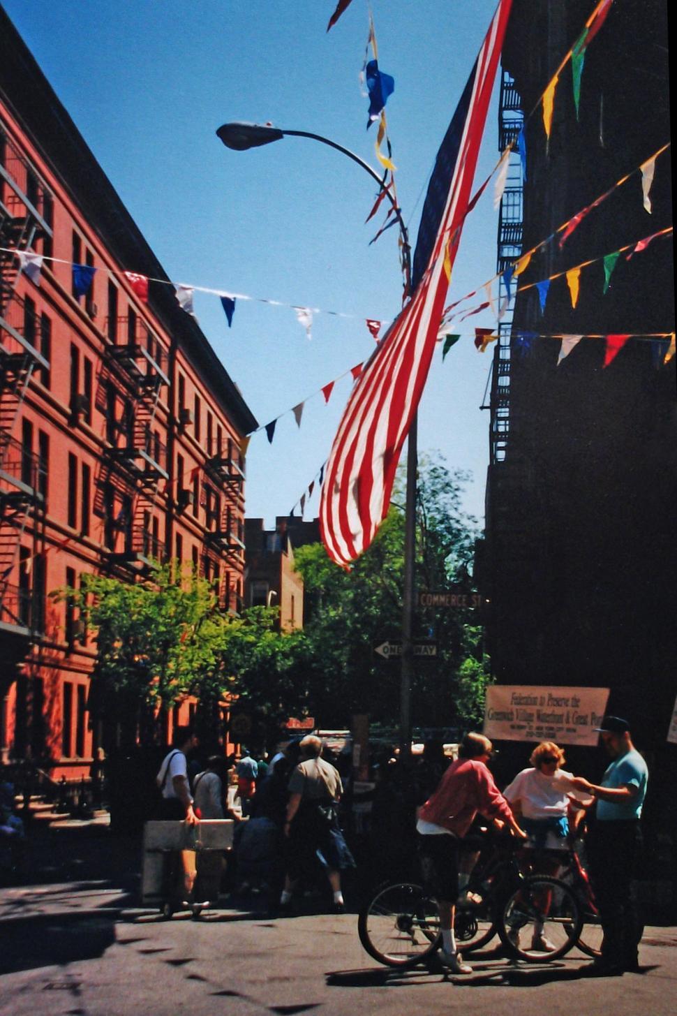 Download Free Stock Photo of Greenwich Village street scene 