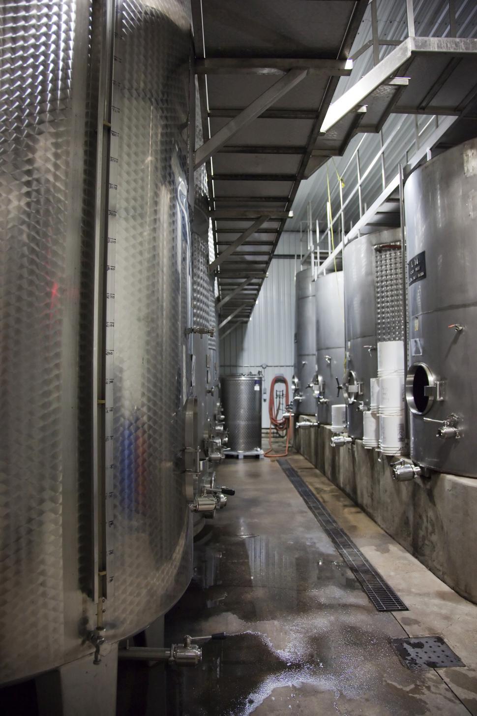 Free Image of Wine Storage Tanks 