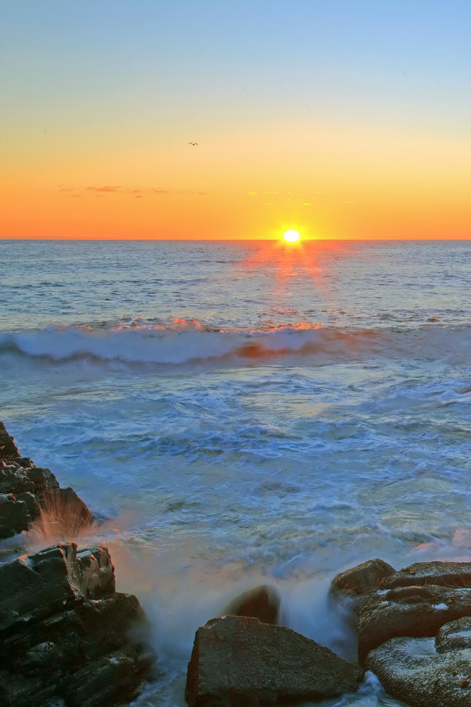 Free Image of Atlantic Sunrise 
