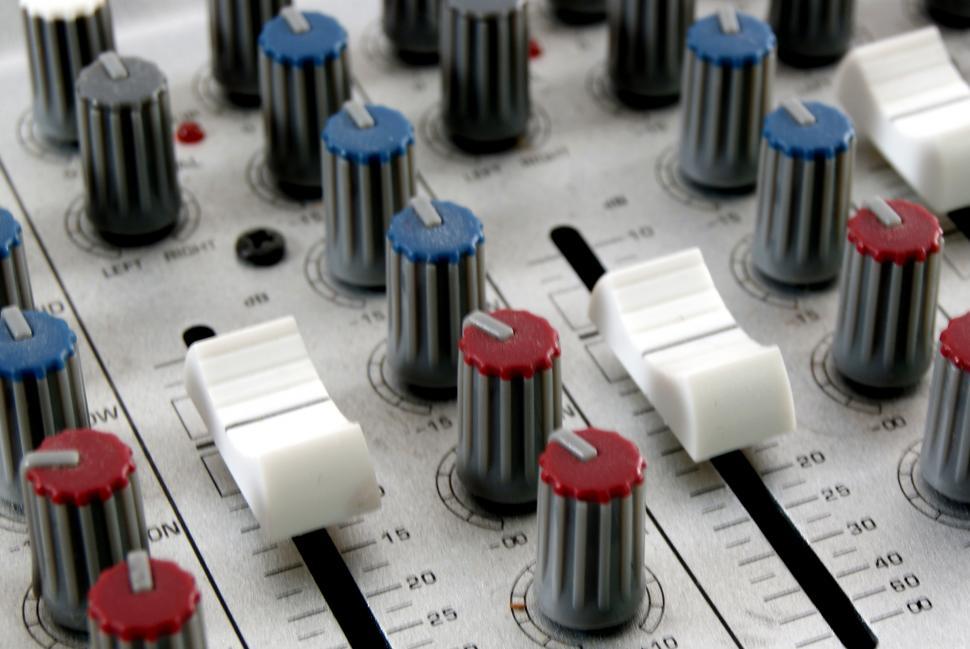 Free Image of Sound Board 