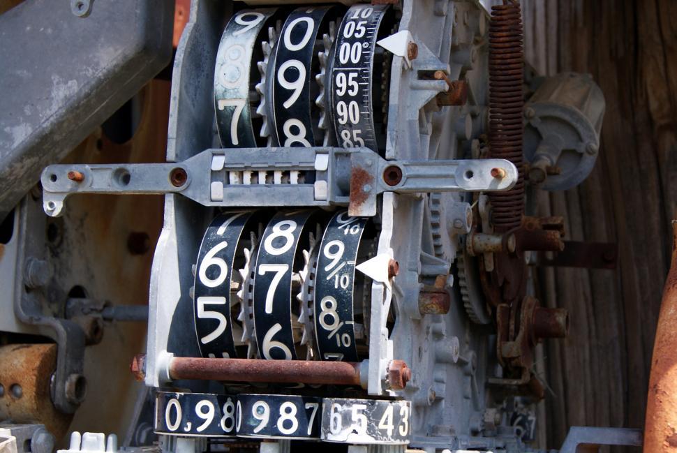 Free Image of Numerical Mechanism - Gas Pump 