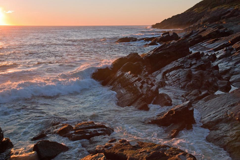 Free Image of Ocean Sunrise 