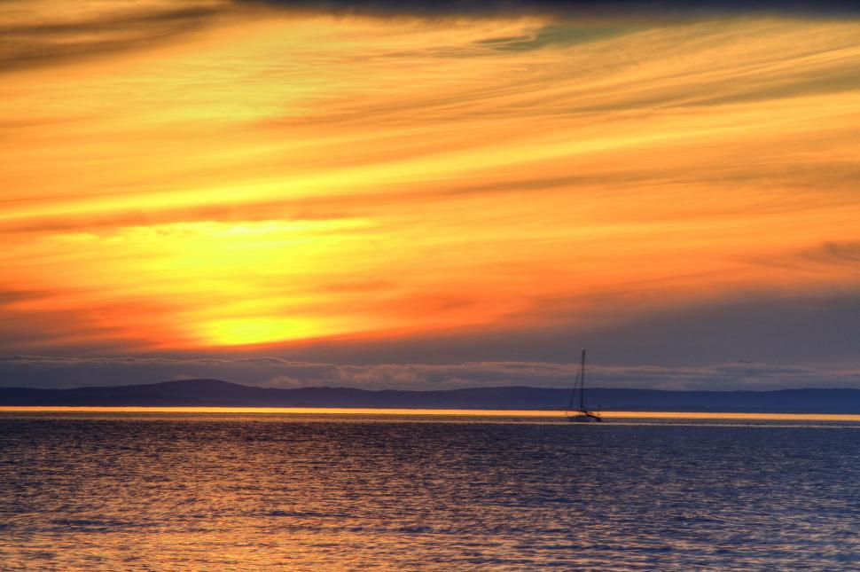 Free Image of Atlantic Sunset 