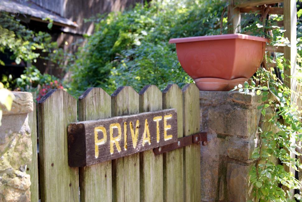 Free Image of Private Gate 