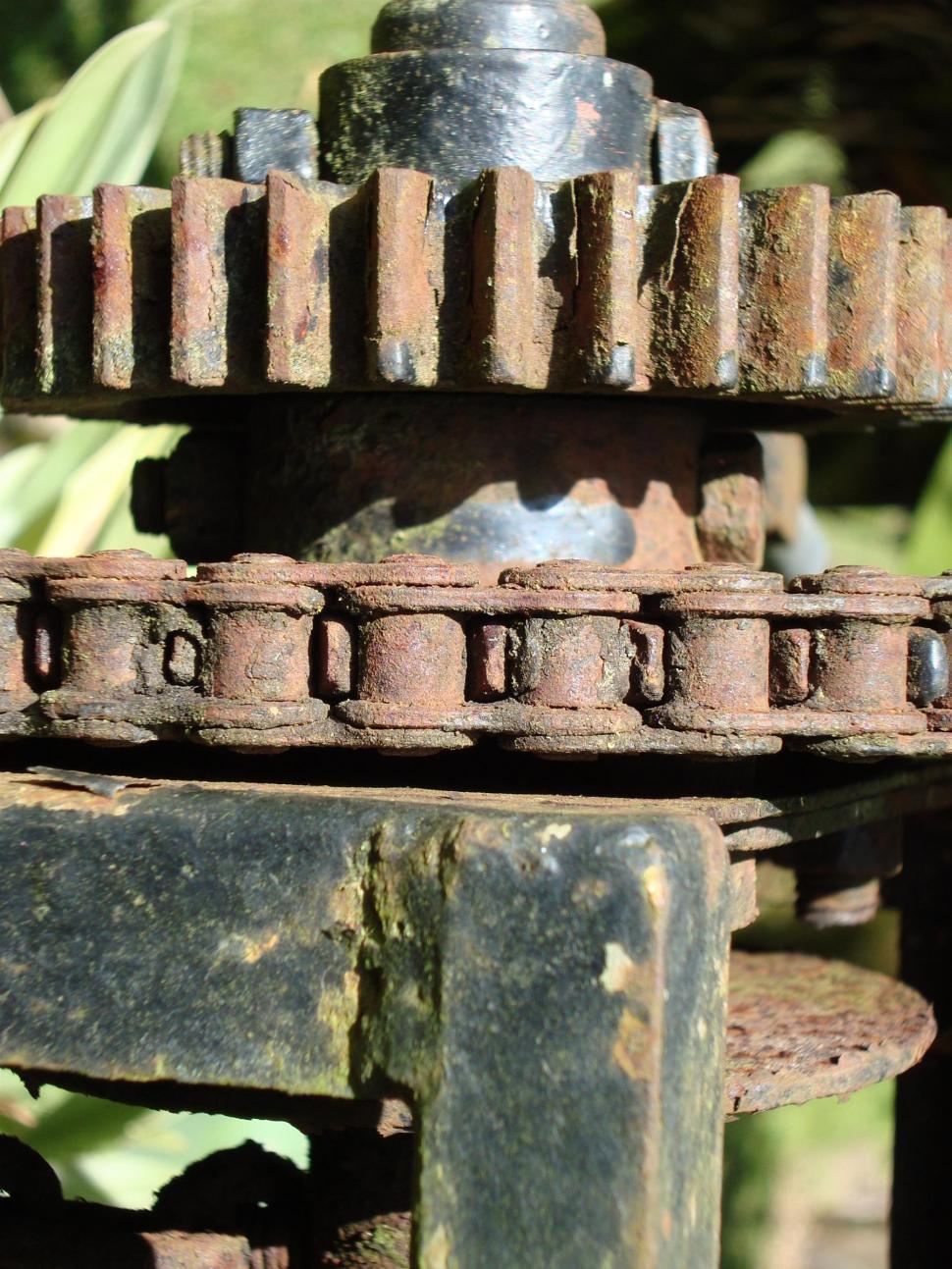 Free Image of Close Up of Rusty Metal Object 