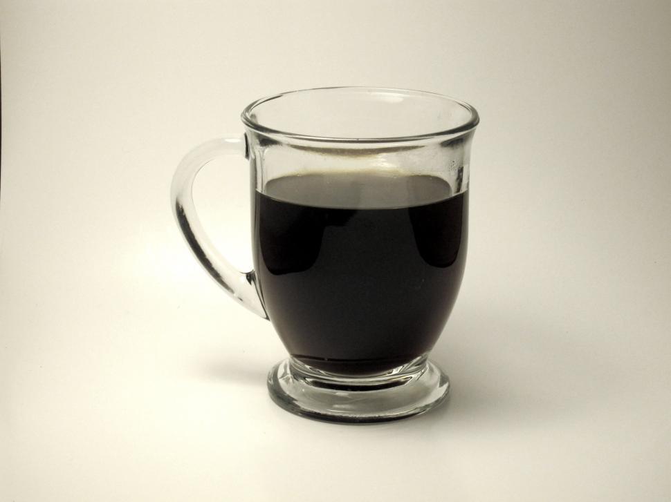 Free Image of A Cup of Black Coffee on a Table 